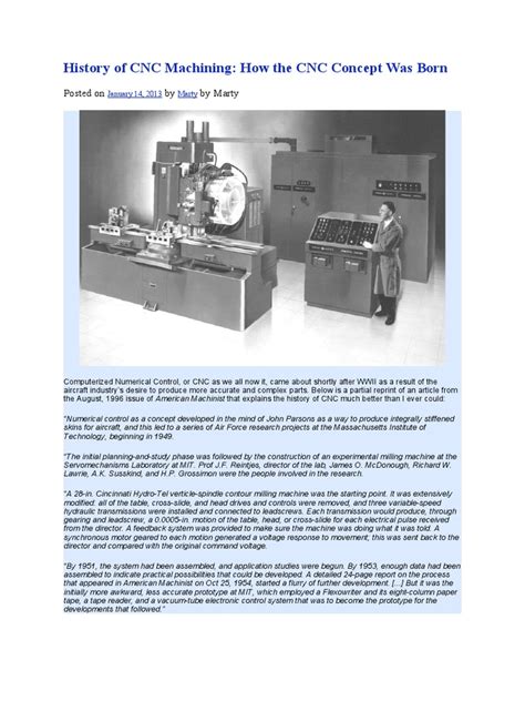 about cnc machines wikipedia|history of cnc machine pdf.